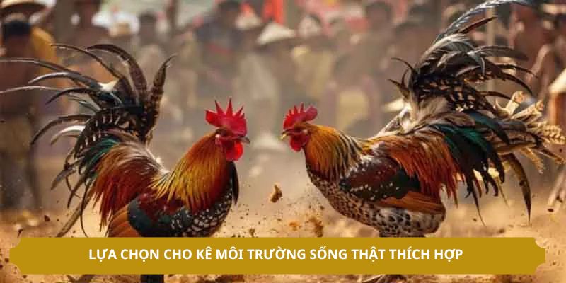 Lựa chọn cho kê môi trường sống thật thích hợp 